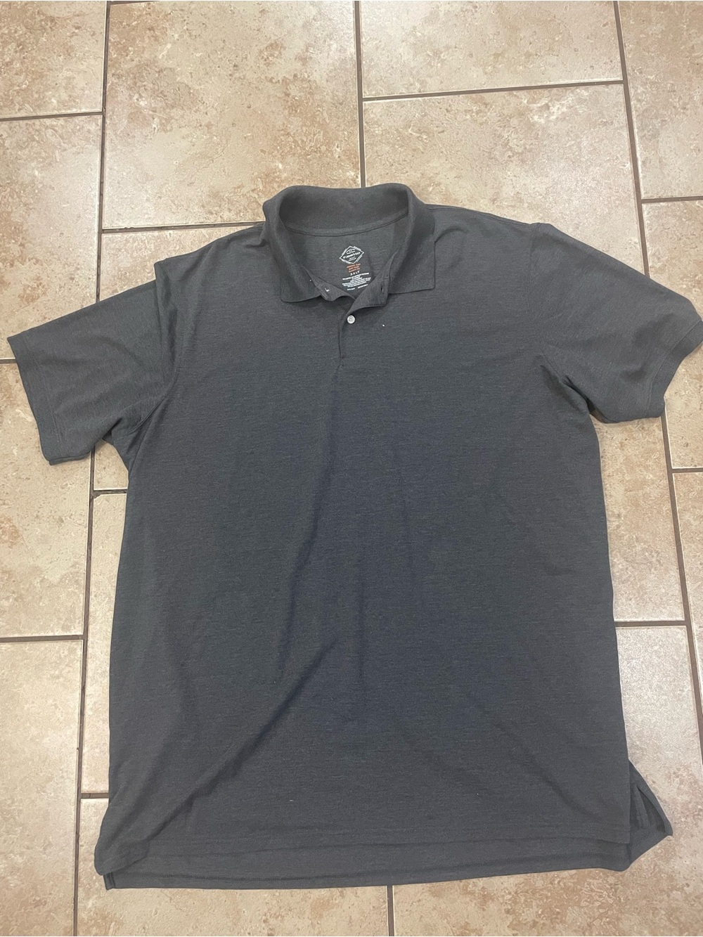 St. John's Bay Black Men's Polo Shirt